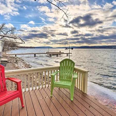 Lakefront Canandaigua Home With Grill, Fire Pit